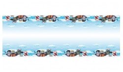 NAPPE PAPIER RECYCLABLE 136CM X 228CM NARUTO SHIPPUNDEN ©