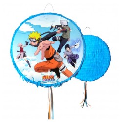 PINATA RONDE A TAPER OU A TIRER NARUTO SHIPPUNDEN 40 CM