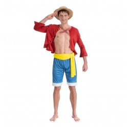 DEGUISEMENT MANGA ONE PIECE LUFFY TAILLE S