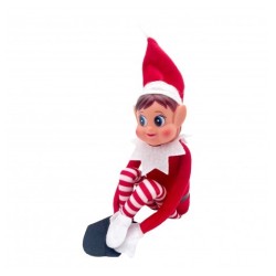 LUTIN FARCEUR FILLE ELVIE 10 CM X 5 CM X 38 CM