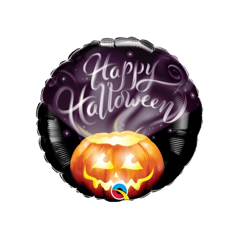 BALLON METALLIQUE HALLOWEEN CITROUILLE 46 CM  BALLON METALLIQUE HALLOWEEN CITROUILLE 46 CM