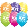 8 BALLONS BALLOONIA IMPRIMES TOUT AUTOUR 100 ANS MULTICOLORE 8 BALLONS BALLOONIA IMPRIMES TOUT AUTOUR 100 ANS MULTICOLORE