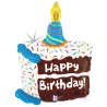 BALLON METALLIQUE CADEAU HAPPY BIRTHDAY 71 CM 