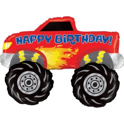 BALLON METALLIQUE MONSTER TRUCK 86 CM 