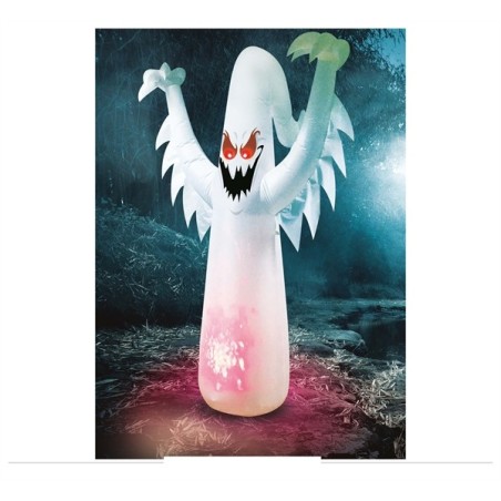 DECORATION HALLOWEEN FANTOME BLANC 200 CM 