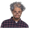 PERRUQUE CRANE CHAUVE CHEVEUX GRIS GRAND PERE PERRUQUE CRANE CHAUVE CHEVEUX GRIS GRAND PERE