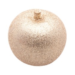 POMME DE NOEL OR PAILLETTE DIA 6 CM X 6 CM DE HAUT