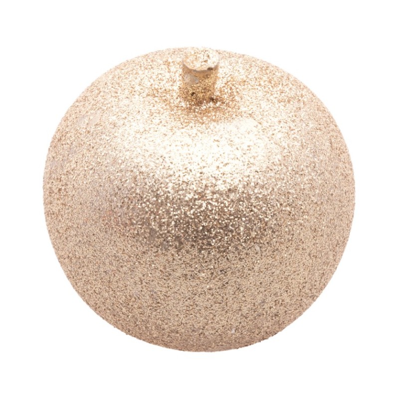 POMME DE NOEL OR PAILLETTE DIA 6 CM X 6 CM DE HAUT