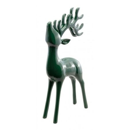 CERF VERT DEBOUT WILD 12 CM X 5 CM X 24 CM HT