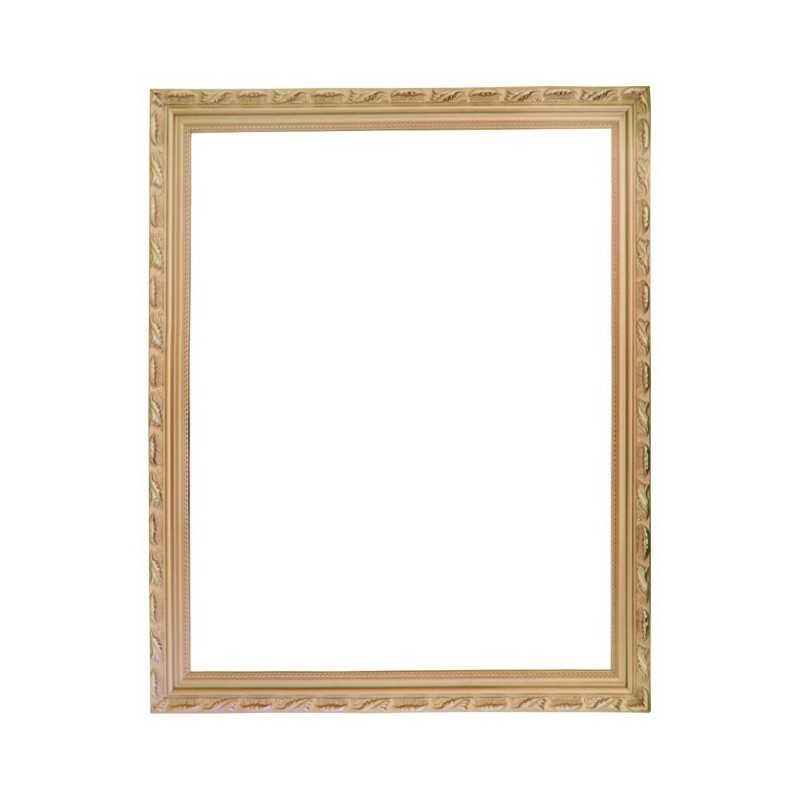CADRE BOIS OR MOULURE 57 CM X 67 CM