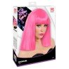 PERRUQUE CARRE AVEC FRANGE SHOWGIRL FUSCHIA