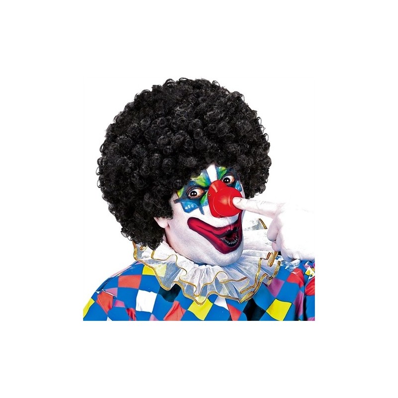 PERRUQUE NOIR CLOWN  PERRUQUE NOIR CLOWN