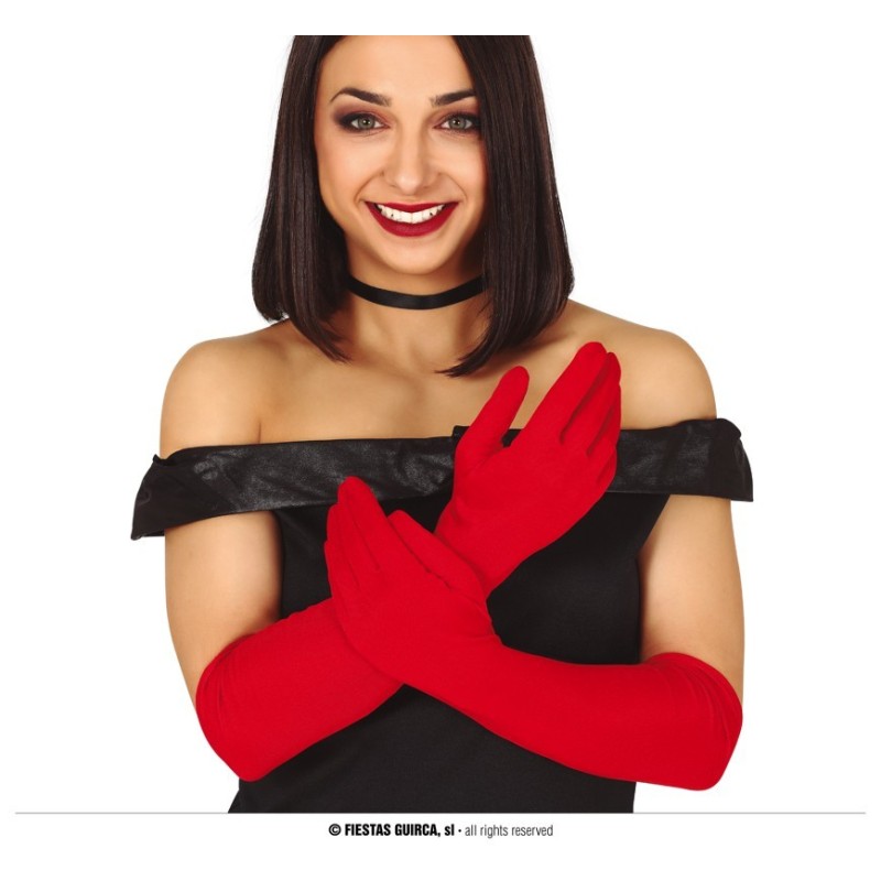 LONG GANTS ROUGE 