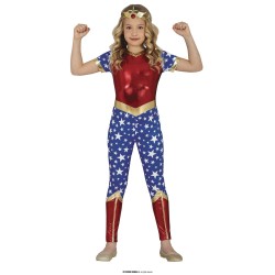DEGUISEMENT ENFANT SUPER HEROS FILLE TAILLE 5-6 ANS 
