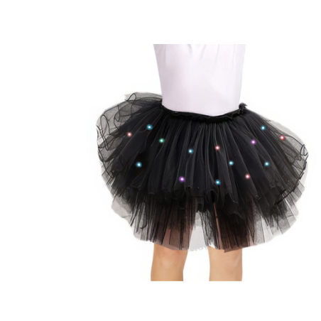 TUTU NOIR AVEC DES LEDS 