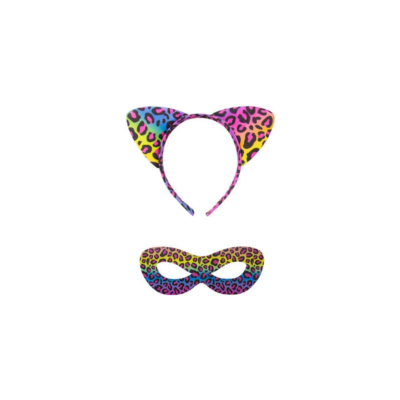 SET LEOPARD MULTICOLORE 