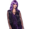 PERRUQUE LONGUE VIOLET ET NOIR 