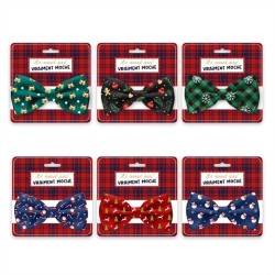 NOEUD PAPILLON NOEL AVEC DIFFERENTS MOTIFS