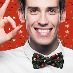 NOEUD PAPILLON NOEL AVEC DIFFERENTS MOTIFS