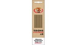 TISON D'ALLUMAGE FEU D'ARTIFICE X8
