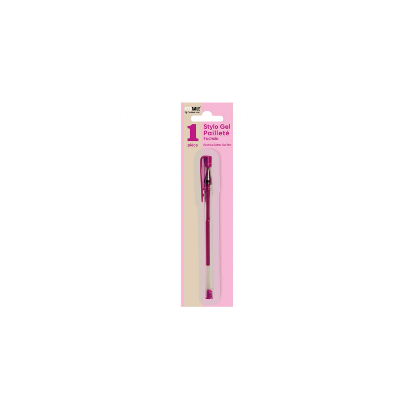 STYLO GEL PAILLETE FUCHSIA STYLO GEL PAILLETE FUCHSIA