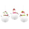 DECORATION DE NOEL BONHOMME DE NEIGE 20.3 CM 