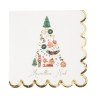 16 SERVIETTES MERVEILLEUX NOEL THEME NOEL 33 X 33 CM