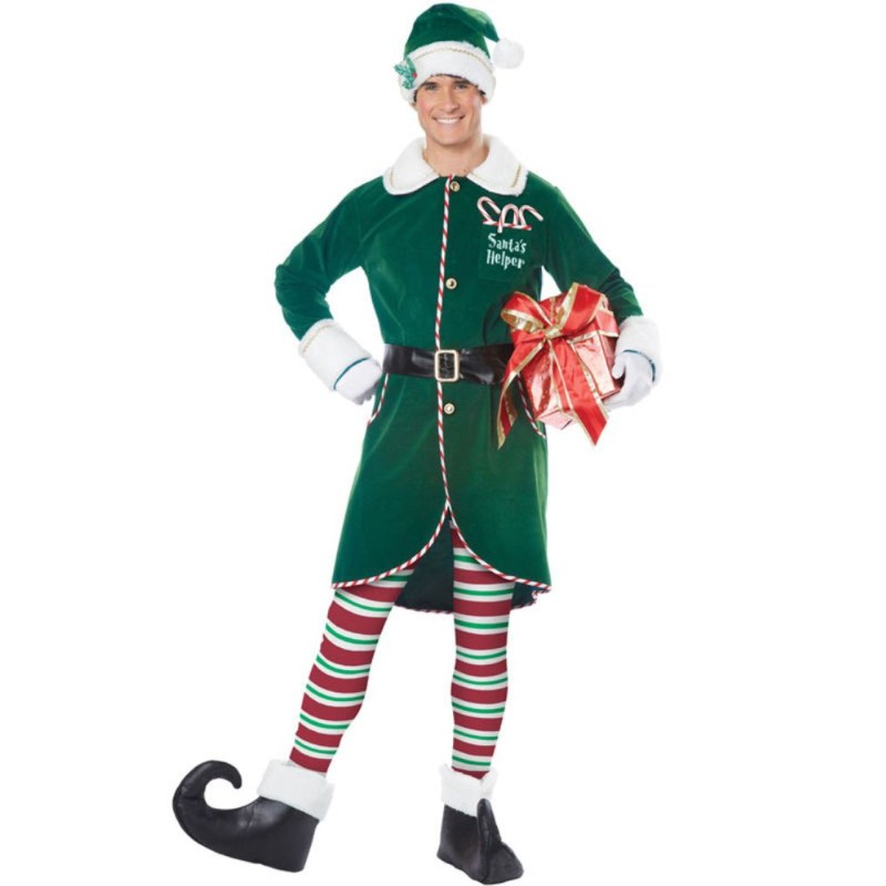 DEGUISEMENT NOEL HOMME LUTIN ELFE TAILLE L