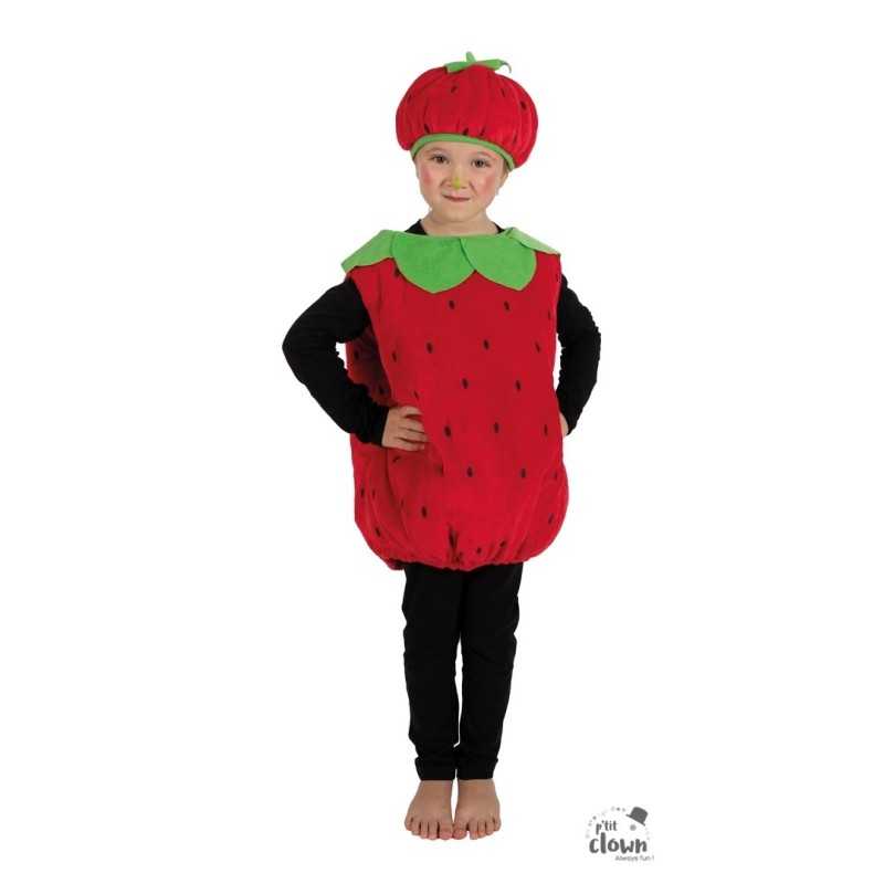 DEGUISEMENT ENFANT FRAISE TAILLE 5-6 ANS 