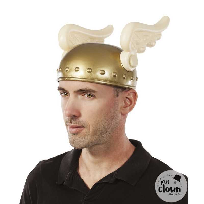 CASQUE DE GAULOIS AVES AILES