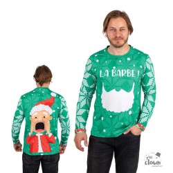 DEGUISEMENT PULL DE NOEL VERT TAILLE XS