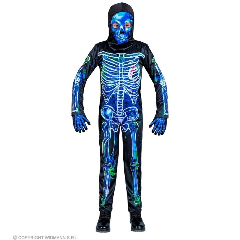 DEGUISEMENT HALLOWEEN SQUELTTE TAILLE 128 CM