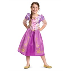 DEGUISEMENT FILLE PRINCESSE RAIPONCE A PAILLETTES TAILLE 5-6 ANS