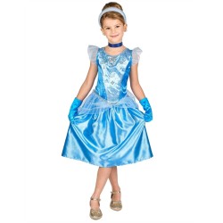 DEGUISEMENT FILLE PRINCESSE CENDRILLON CLASSIQUE TAILLE 7-8 ANS