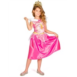 DEGUISEMENT FILLE PRINCESSE AURORE CLASSIQUE TAILLE 7-8 ANS