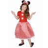 DEGUISEMENT SOURIS FILLE MINNIE ROUGE TAILLE 5-6 ANS 