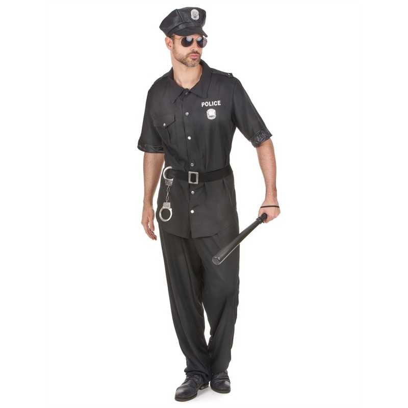 DEGUISEMENT POLICIER NOIR TAILLE L