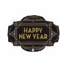 BALLON METALLIQUE HAPPY NEW YEAR 81CM GLITTER 