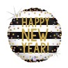 BALLON METALLIQUE HAPPY NEW YEAR 46CM GLITTER 