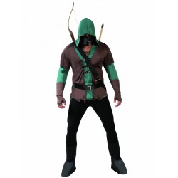 DEGUISEMENT ARCHER MASQUE VERT HOMME TAILLE M