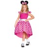 DEGUISEMENT FILLE MINNIE ROSE TAILLE 5-6 ANS 