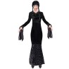 DEGUISEMENT FILLE PRINCESSE NOIR (MORTICIA ) TAILLE 116 CM