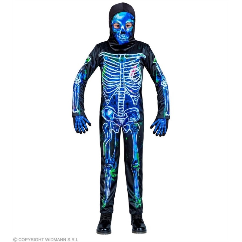 DEGUISEMENT HALLOWEEN SQUELTTE TAILLE 104 CM