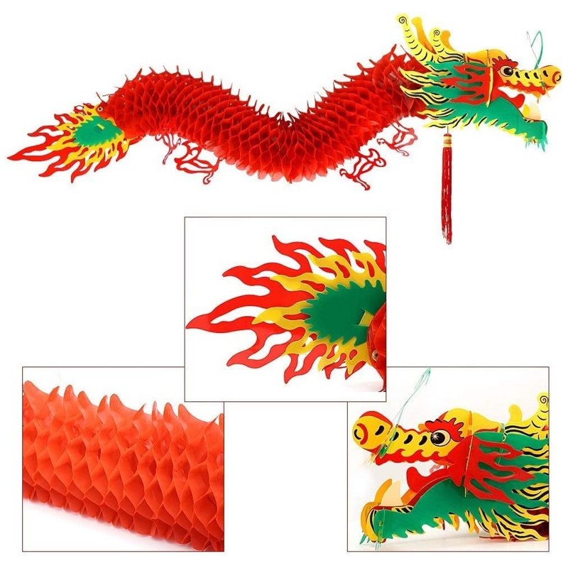 DRAGON CHINOIS DECORATION 1M