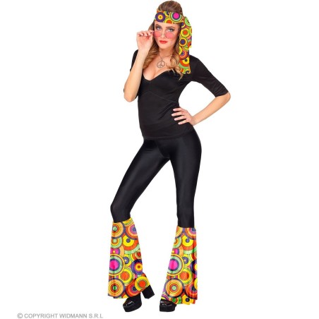 ENSEMBLE BANDEAU ET JAMBIERE ANNEE 60'S JAUNE