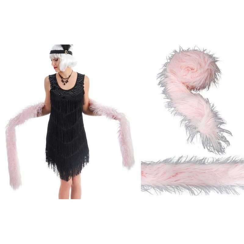 BOA FOURRUE ROSE 210 CM 