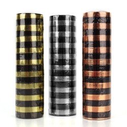 LOT DE 3 SERPENTINS OR NOIR ROSE GOLD NOIR ARENT NOIR 