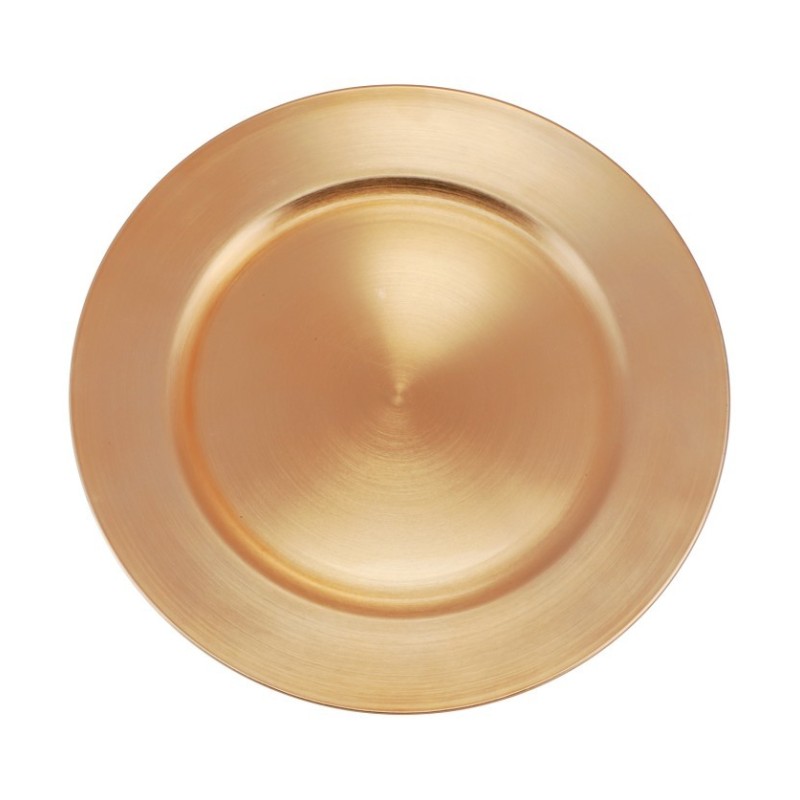 SOUS-ASSIETTE PP OR DIA 33CM SOUS-ASSIETTE PP OR DIA 33CM