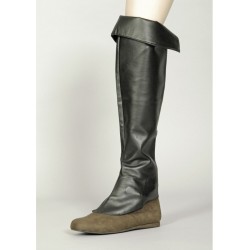 SUR-BOTTES NOIR PIRATE FEMME 