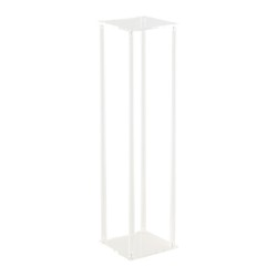 SUPPORT PLEXIGLAS CARRE  20 CM X 20 CM X 80 CM 